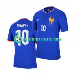 France Kylian Mbappe 10 Bluecolor Home Football Shirts Euro 2024 Men LS