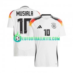 Germany Jamal Musiala 10 Whitecolor Home Football Shirts Euro 2024 Men LS