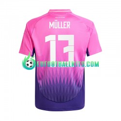 Germany Thomas Muller 13 Away Football Shirts Euro 2024 Men LS