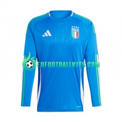 Italy Bluecolor Home Football Shirts Euro 2024 Men SS