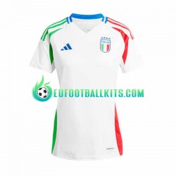 Italy Whitecolor Away Football Shirts Euro 2024 Woman LS