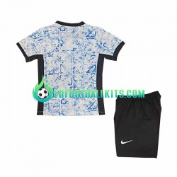 Portugal Away Football Shirts Euro 2024 Kids LS