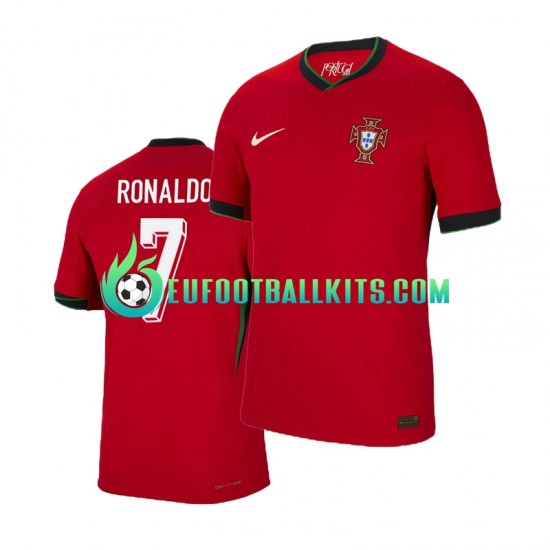 Portugal Cristiano Ronaldo 7 Redcolor Home Football Shirts Euro 2024 Men LS