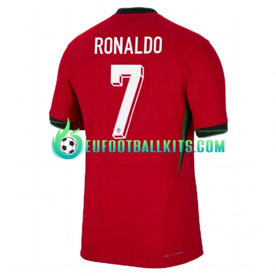 Portugal Cristiano Ronaldo 7 Redcolor Home Football Shirts Euro 2024 Men LS