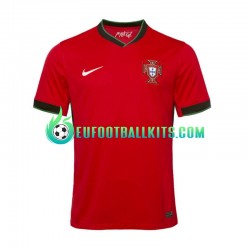 Portugal Redcolor Home Football Shirts Euro 2024 Men LS