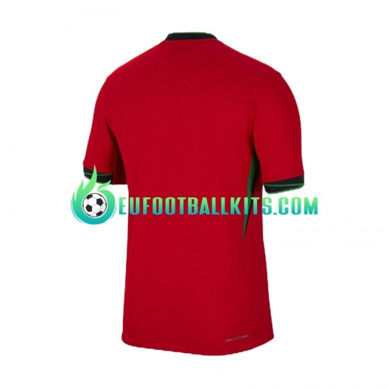 Portugal Redcolor Home Football Shirts Euro 2024 Men LS