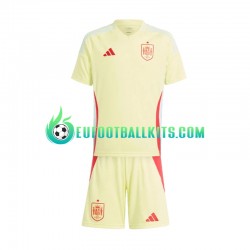 Spain Away Football Shirts Euro 2024 Kids LS