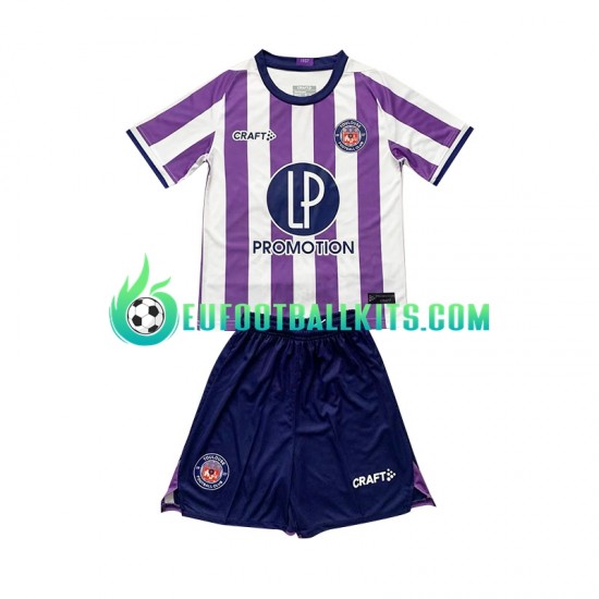 Toulouse Home Football Shirts 2023-2024 Kids LS