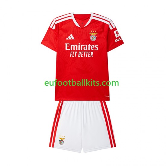Benfica Home Football Shirts 2026-2027 Kids LS