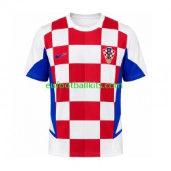 Croatia Retro Home Football Shirts 2002 Men LS