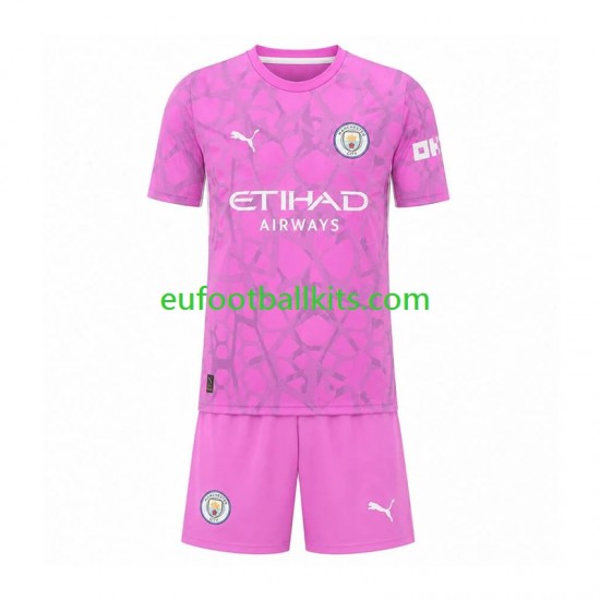 Manchester City Goalkeeper Away Football Shirts 2026-2027 Kids LS