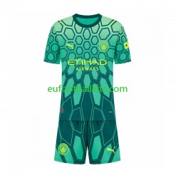 Manchester City Goalkeeper Home Football Shirts 2026-2027 Kids LS