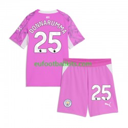 Manchester City Goalkeeper Gianluigi Donnarumma Away Football Shirts 2026-2027 Kids LS