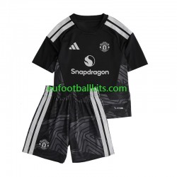Manchester United Goalkeeper Home Football Shirts 2026-2027 Kids LS