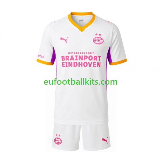 PSV Eindhoven Away Football Shirts 2026-2027 Kids LS