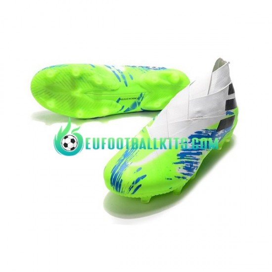 Adidas Football Boots Nemeziz9 FG Whitecolor Greencolor Bluecolor