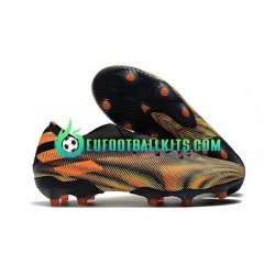 Adidas Football Boots Nemeziz9.1 FG Dark Motion Blackcolor Orangecolor