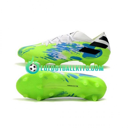 Adidas Football Boots Nemeziz9.1 FG Greencolor Bluecolor Blackcolor