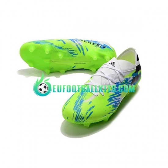 Adidas Football Boots Nemeziz9.1 FG Greencolor Bluecolor Blackcolor