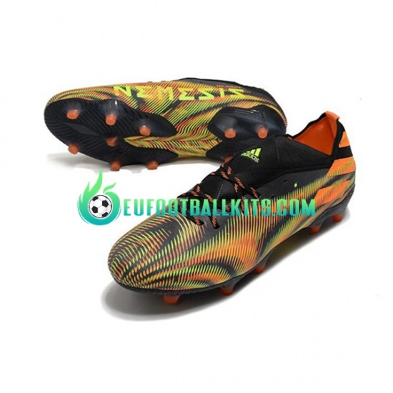 Adidas Football Boots Nemeziz9.1 FG Greencolor Pinkcolor Blackcolor