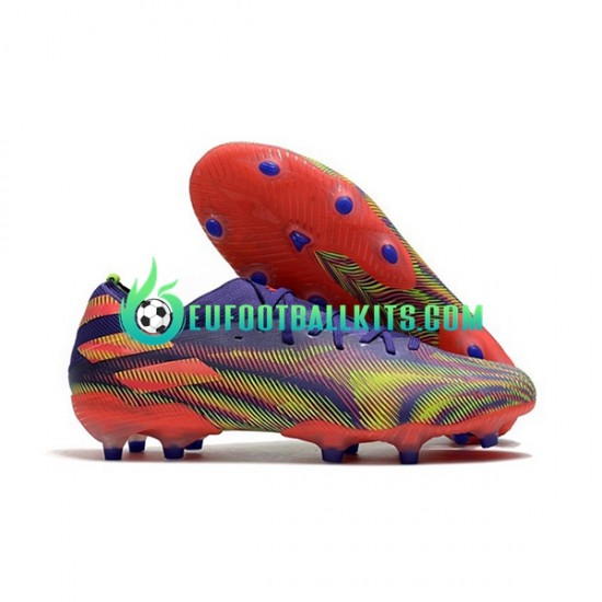 Adidas Football Boots Nemeziz9.1 FG Precision To Blur Purplecolor Pinkcolor Greencolor