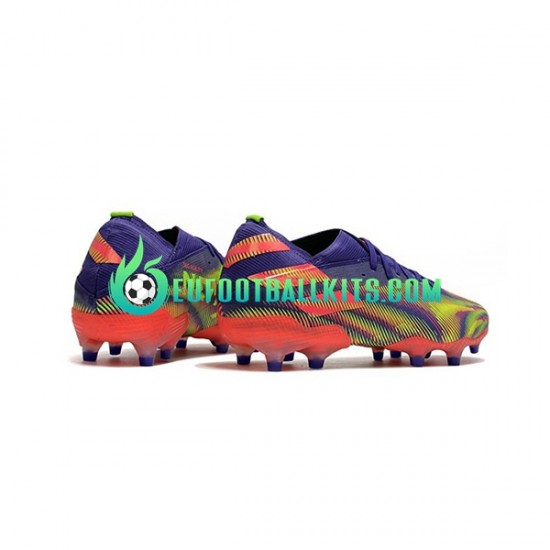 Adidas Football Boots Nemeziz9.1 FG Precision To Blur Purplecolor Pinkcolor Greencolor