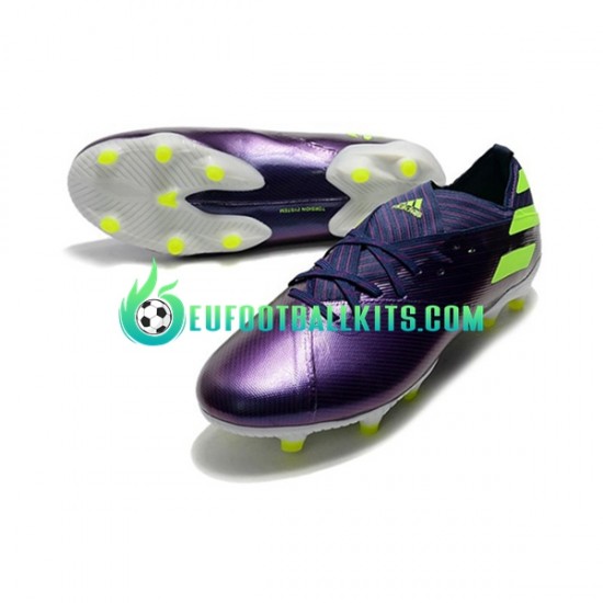 Adidas Football Boots Nemeziz9.1 FG Purplecolor Greencolor