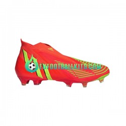 Adidas Football Boots Predator EDGE FG Game Data Redcolor Greencolor