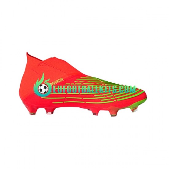 Adidas Football Boots Predator EDGE FG Game Data Redcolor Greencolor