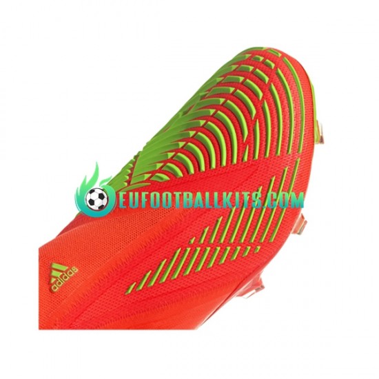 Adidas Football Boots Predator EDGE FG Game Data Redcolor Greencolor