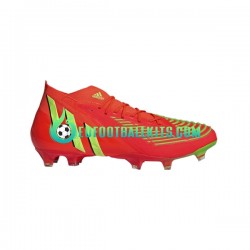 Adidas Football Boots Predator EDGE.1 FG Game Data Redcolor Greencolor