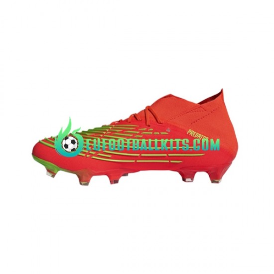 Adidas Football Boots Predator EDGE.1 FG Game Data Redcolor Greencolor