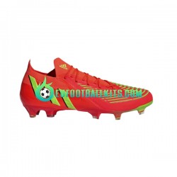 Adidas Football Boots Predator EDGE.1 L FG Game Data Redcolor Greencolor
