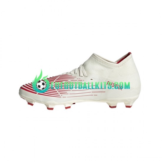 Adidas Football Boots Predator EDGE.3 FG Showdown Whitecolor Redcolor Goldcolor
