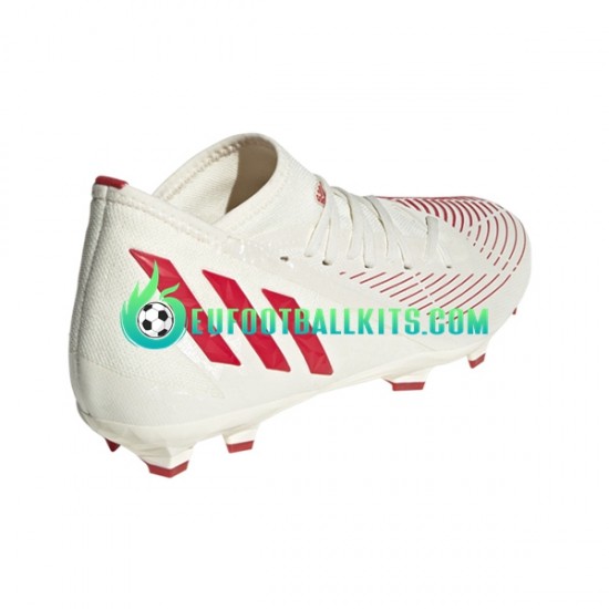 Adidas Football Boots Predator EDGE.3 FG Showdown Whitecolor Redcolor Goldcolor