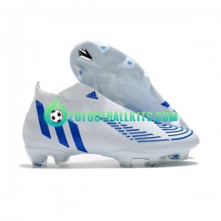 Adidas Football Boots Predator Edge Geometric FG Whitecolor Bluecolor