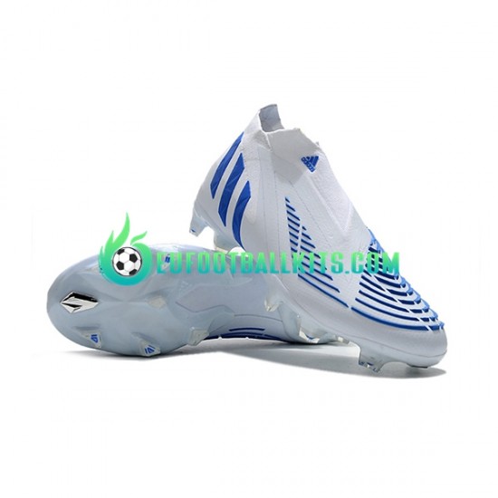 Adidas Football Boots Predator Edge Geometric FG Whitecolor Bluecolor