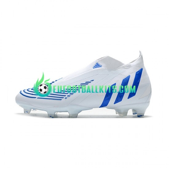 Adidas Football Boots Predator Edge Geometric FG Whitecolor Bluecolor