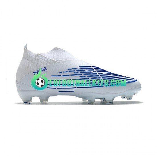 Adidas Football Boots Predator Edge Geometric FG Whitecolor Bluecolor