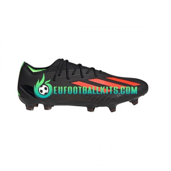 Adidas Football Boots X Speedportal.1 FG Shadowportal Blackcolor Redcolor Greencolor