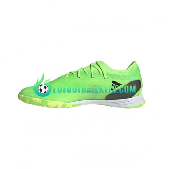 Adidas Football Boots X Speedportal.1 IN Game Data Greencolor Blackcolor