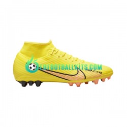 Nike Football Boots Air Zoom Mercurial Superfly IX Academy AG AG Lucent Yellowcolor Pinkcolor