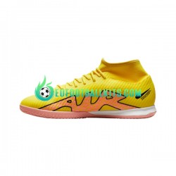 Nike Football Boots Air Zoom Mercurial Superfly IX Academy IC Halle Lucent Yellowcolor Pinkcolor