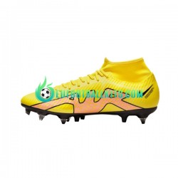 Nike Football Boots Air Zoom Mercurial Superfly IX Academy SG Pro Lucent AC Yellowcolor Pinkcolor