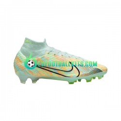 Nike Football Boots Air Zoom Mercurial Superfly IX Bonded Elite FG Greencolor Bluecolor