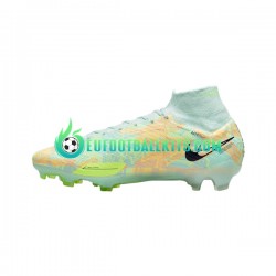 Nike Football Boots Air Zoom Mercurial Superfly IX Bonded Elite FG Greencolor Bluecolor