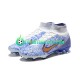 Nike Football Boots Air Zoom Mercurial Superfly IX Elite FG Bluecolor Whitecolor Goldcolor