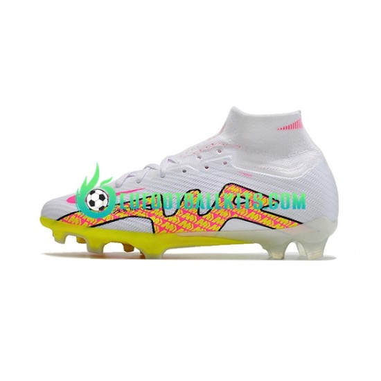 Nike Football Boots Air Zoom Mercurial Superfly IX Elite FG Whitecolor Pinkcolor Yellowcolor