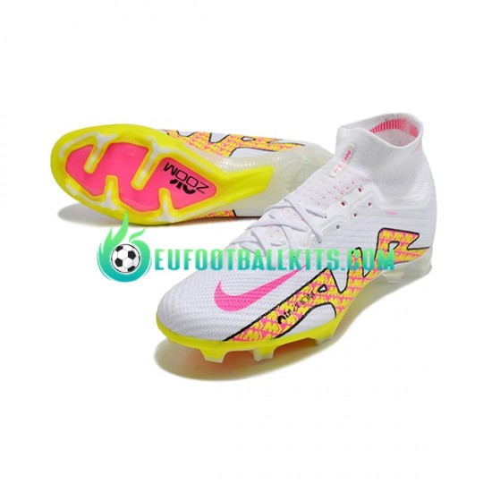 Nike Football Boots Air Zoom Mercurial Superfly IX Elite FG Whitecolor Pinkcolor Yellowcolor