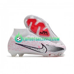 Nike Football Boots Air Zoom Mercurial Superfly IX Elite FG Whitecolor Redcolor Blackcolor